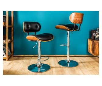 Barska stolica, smeđa, crna