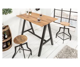 Vstyle Irresistible 287617 Τραπέζι Μπαρ, χρώμα ξύλου, 105x120x70 εκ.