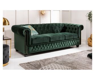 Kauč Vstyle Irresistible 287870, zelena, baršun, drvo, poliester 73x205x87