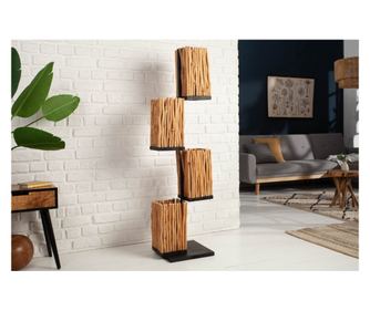 Vstyle Irresistible 287874 Állólámpa, Fa Szín, Fekete, Fa, Fém 154x44x35