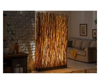 Állólámpa Vstyle Irresistible 287875, fa színű, fekete, fa 180x110x20