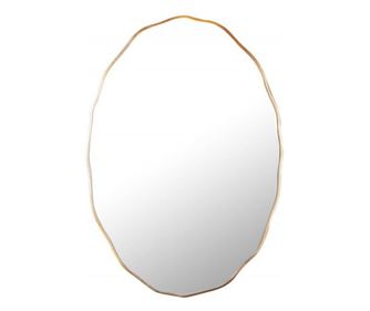 Vstyle Irresistible 286995 Zrcadlo, Zlatá, Dřevo 100x70x3
