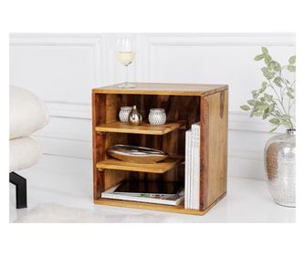 Pomoćni stolić, boja drva, raznobojna