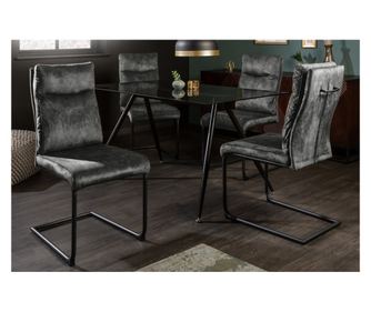 Vstyle Irresistible 288072 szék, zöld, fekete, bársony, fém, poliészter