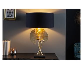 Stolna svjetiljka, zlatna, crna