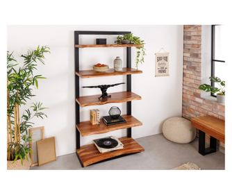 Polica, boja drva, crna