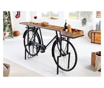 Vstyle Irresistible konzolový stolík, farba dreva/čierna, 94x194x38 cm