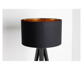 Asztali lámpa alap, arany és fekete