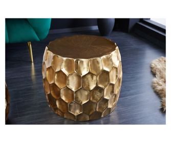 Pomoćni stolić, zlatna