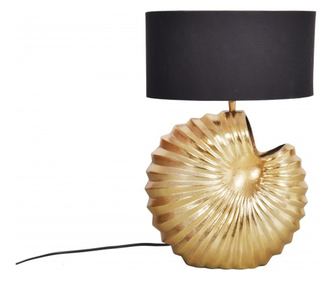 Základna stolní lampy, zlatá, bílá, černá