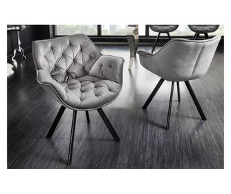 Szék, szürke és fekete