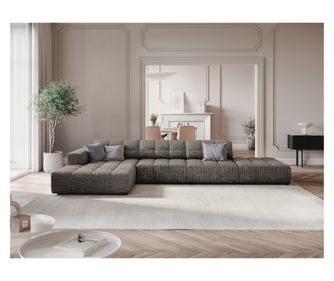 Γωνιακός καναπές αριστερός Cosmopolitan Design 628141, Γκρι