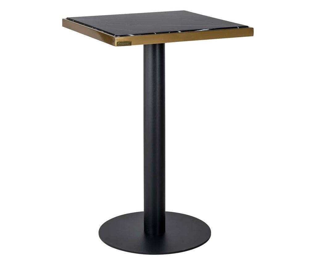 Zenza Dining Table, Richmond Interiors, black, gold, black legs