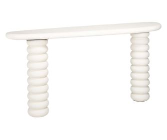 Konzolna mizica BloomStone, Richmond Interiors, bela