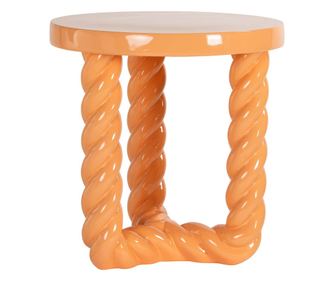 Rosly Πορτοκαλί Βοηθητικό Τραπέζι, Richmond Interiors, Πορτοκαλί