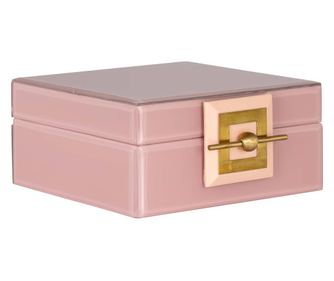 Kutija za pohranu Bodine, Richmond Interiors, ružičasta, zlatna