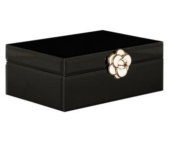 Škatla za shranjevanje Vivy, Richmond Interiors, črna, zlata