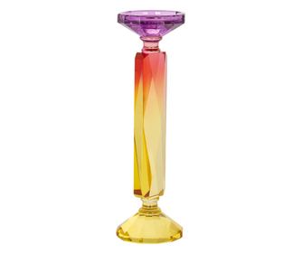 Svijećnjak Marlyn, Richmond Interiors, ljubičasta, crvena, žuta