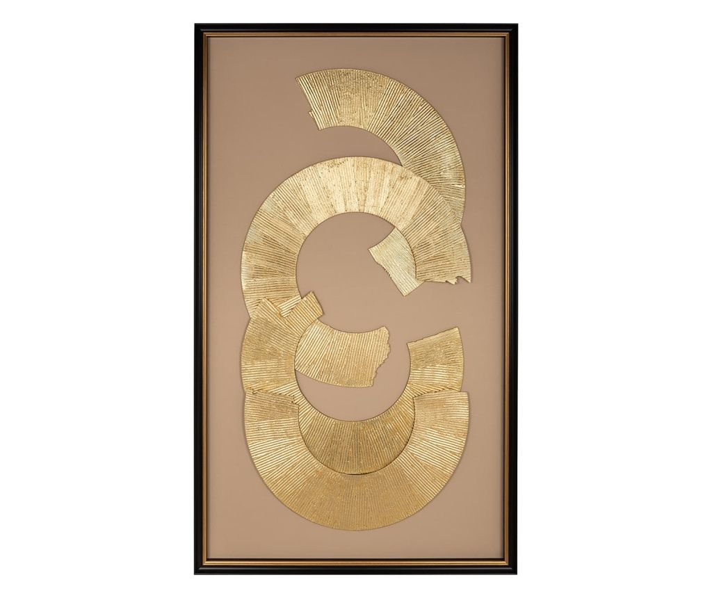 Eden fali dekoráció, Richmond Interiors, arany, krém