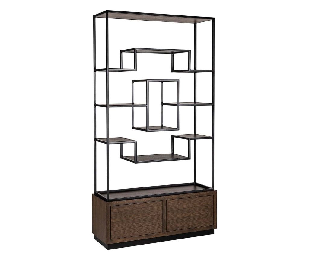 Vitrina Bonvoy smeđa 2 ladice, Richmond Interiors, smeđa