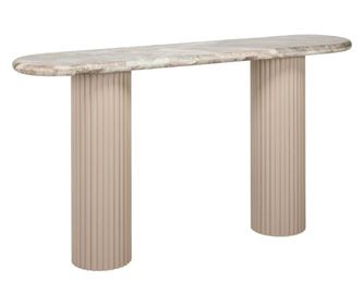 Konzolna mizica Coronel, Richmond Interiors, barva lesa, bela