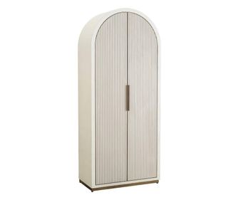 Tivoli 2-ajtós ruhásszekrény, Richmond Interiors, fehér, arany