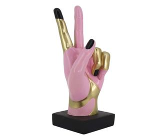 Διακοσμητικό Αντικείμενο Tammy, Richmond Interiors, Ροζ, Χρυσό, Μαύρο