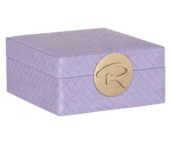 Škatla za nakit Joelle, Richmond Interiors, vijolična, zlata