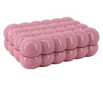 Kutija za pohranu Cece ružičasta velika, Richmond Interiors, ružičasta