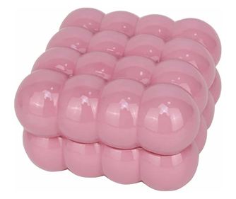 Škatla za shranjevanje Cece roza majhna, Richmond Interiors, roza