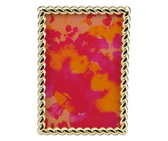 Okvir za fotografije Eef, Richmond Interiors, zlatna, crvena, narančasta