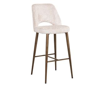 Barska stolica Delphine Lovely Cream, Richmond Interiors, bijela, bakrena