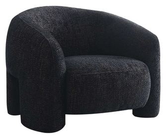 Milania Lovely Armchair Črna