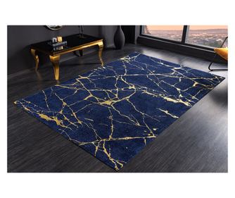 Tepih, kraljevsko plavo, zlatna