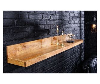 Zidna polica, boja drva