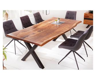 Blagovaonski stol, boja drva, crna