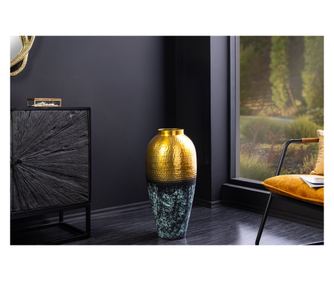 Βάζο, χρυσό με πατίνα