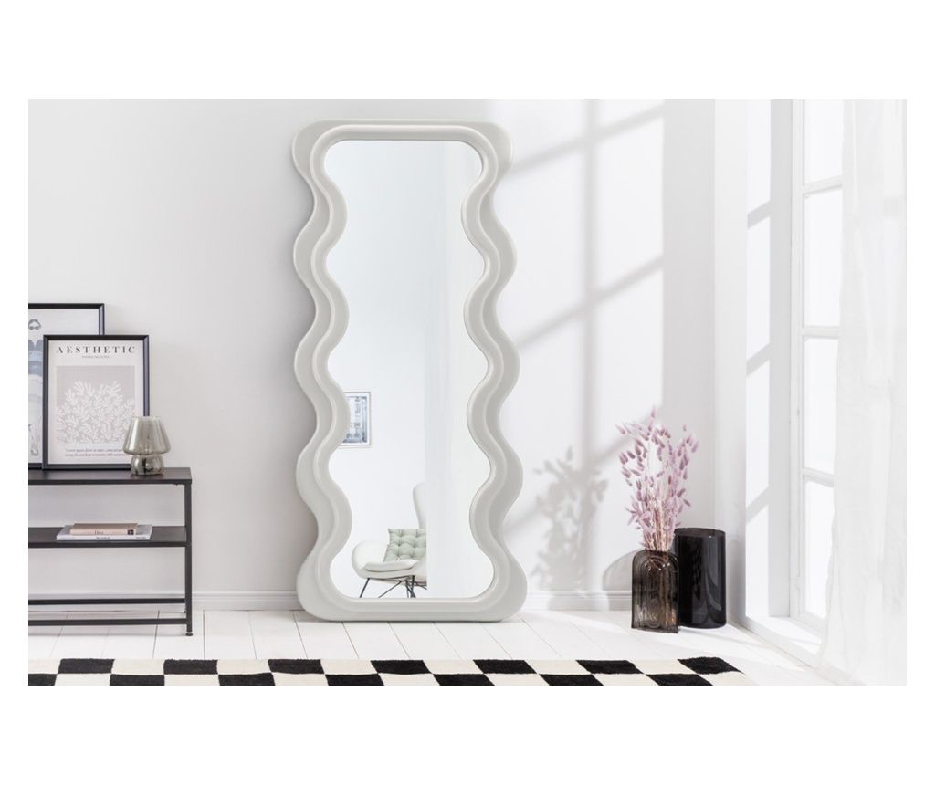 Stensko ogledalo, belo