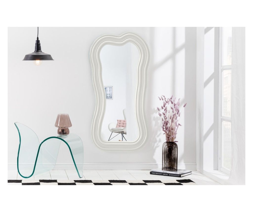 Stensko ogledalo, belo