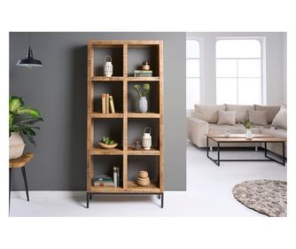 Polica, boja drva, crna