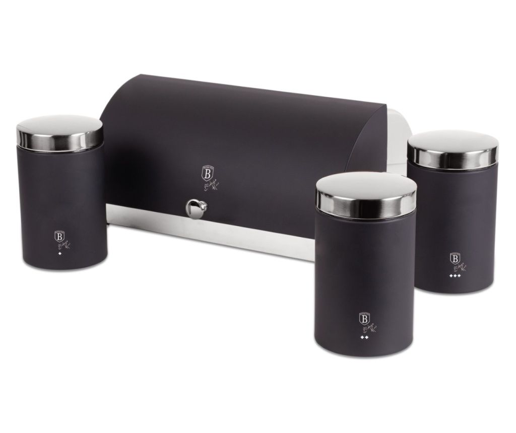 Sada chléb a nádob Matte Black Berlinger Haus BH 6733