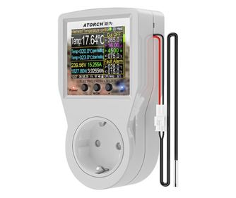 Intelligens aljzat és intelligens hőmérséklet- és energiafogyasztás szabályozó ATORCH S1BWT, WiFi, Bluetooth, távirányító, 3 m k