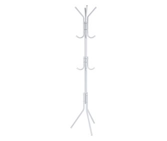 Kovinska obešalna stojala, 170 cm, bela, rešitve za shranjevanje