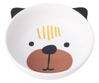 Excellent Houseware Gyermek Tányér, 15 cm Átmérő, Matt Felület, Mackó