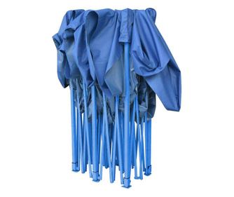 Összecsukható kerti pavilon több típusban-2,9x4,25 méteres-kék-pavilon