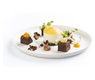 Farfurii biodegradabile din pulpa de trestie de zahar, D200 x h15mm, 40 buc