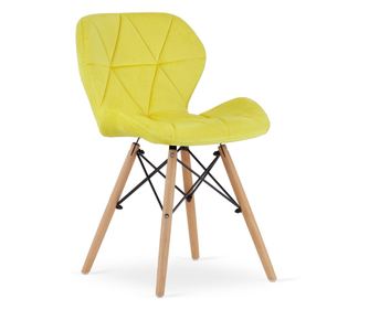 Valora WAKO bársonyfotel, sárga, modern dizájn, nappaliba