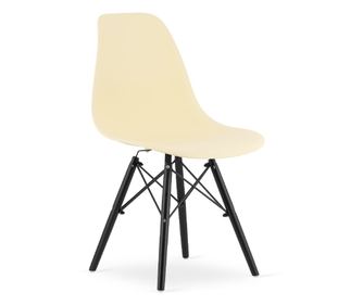 Καρέκλες Valora OSAKA με Κρεμ και Μαύρα Πόδια για Σαλόνι x2