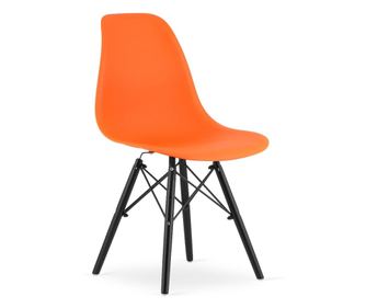 Valora OSAKA szék, ergonomikus, narancssárga-fekete lábú étkezőszék, 4 db