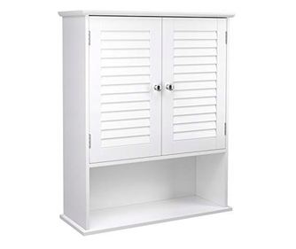 Valora fali fürdőszobaszekrény fehér – MDF tároló | rendszerező